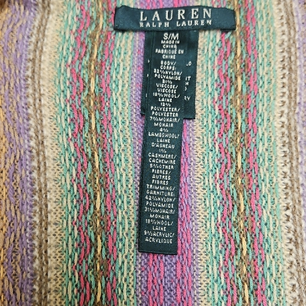 Ralph Lauren Fair Isle Pastel  Cardigan - Picture 4 of 6